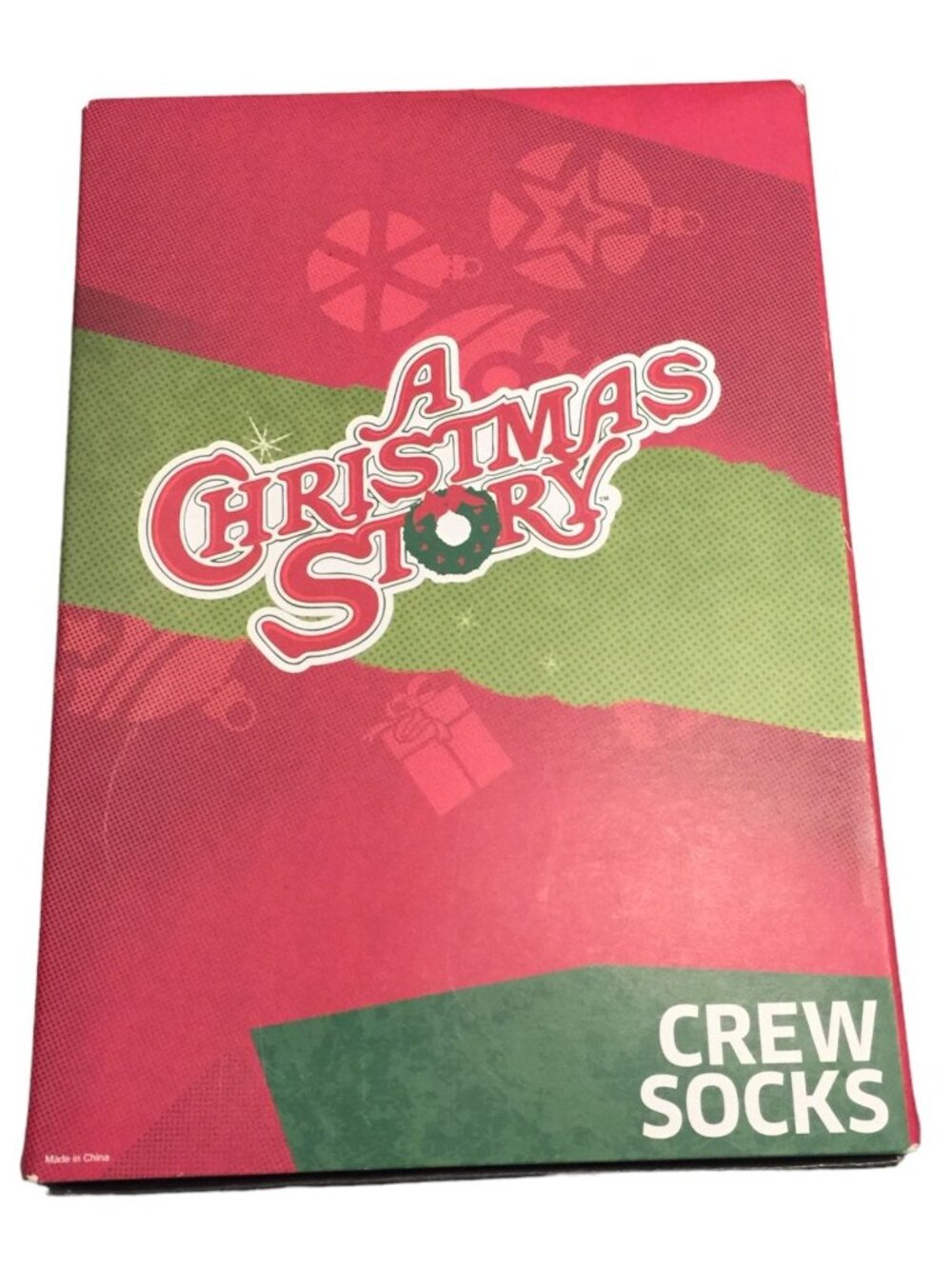 A Christmas Story Men's Crew Socks Size 8-12 Set of 2 OH FUUDDGE Bunny